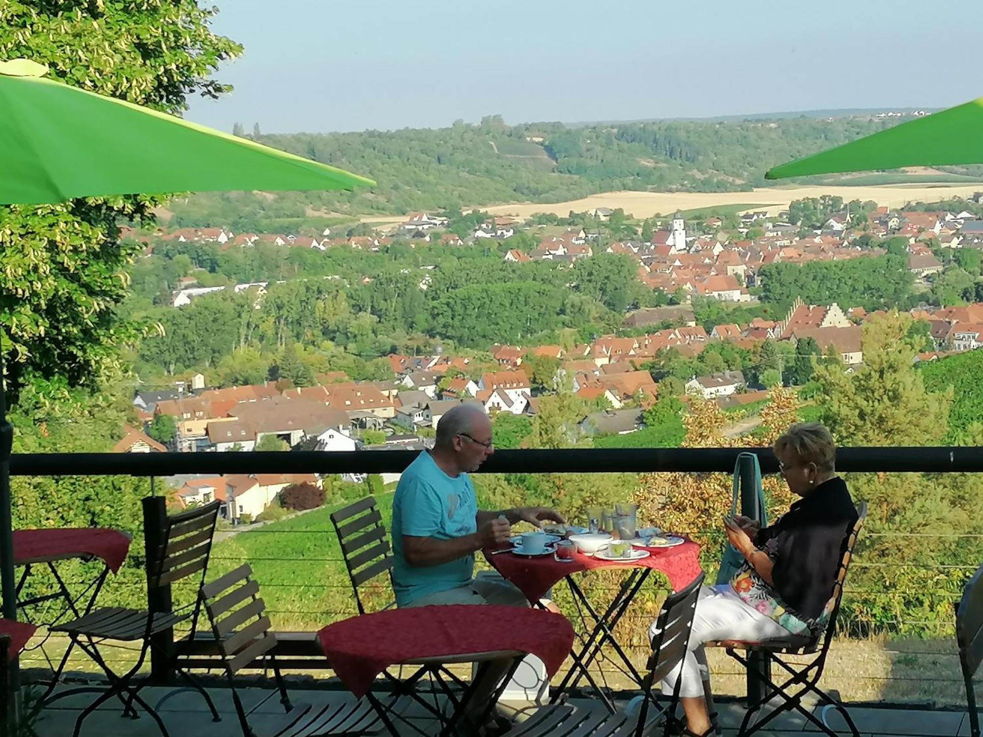 Kirschberghof Gaestehaus Und Weinverkauf ゾンマーハウゼン エクステリア 写真